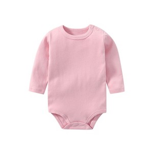 MyKids-USA Baby Multi Color Comfy Cotton Long Sleeve Onesies Bodysuits - 1 of 4