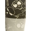 Slickblue Plus Size One Size Skulls & Bones Printed Leggings, Full Length, Banded High Waist, Stretch Fit, Black/Green - 4 of 4