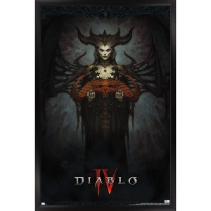 Trends International Diablo 4 - Lilith Key Art Framed Wall Poster Prints - 1 of 4