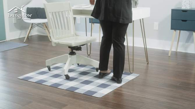 3'x4' Stripe 9 to 5 Desk Chair Mat - Bungalow Flooring, 2 of 6, play video