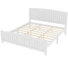 Okak All Size Farmhouse Platform Bed Frame with Support Slats & Strong Structure,Solid Wood Primary Bed No Box Spring Needed - 4 of 4