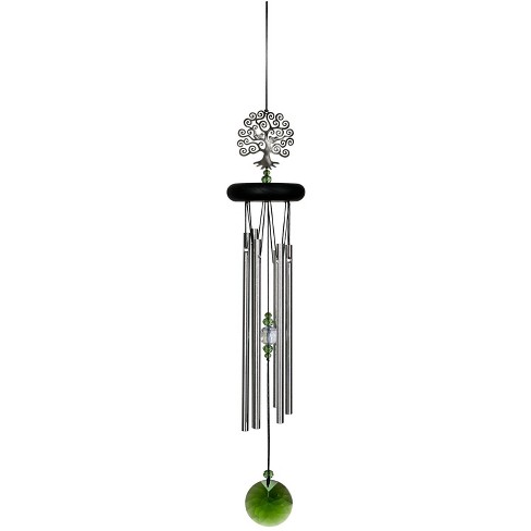 Woodstock Chimes Signature Collection, Crystal Tree of Life Chime, 19'' Silver Wind Chime WFTE - image 1 of 3