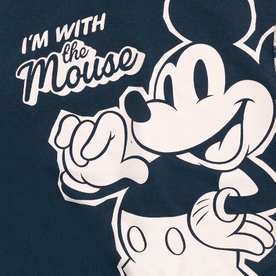 charcoal blue / almond, mickey mouse