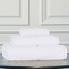 Smart Twist Cotton Medium Weight Solid Thick Border Towel Set by Blue Nile Mills - 2 of 4