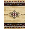 LunaLulinlk Cream Traditional Motifs with Modern Flair 5 ft. 3 in. x 7 ft. 3 in. Southwest Area Rug - 3 of 4
