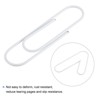 Unique Bargains Large Size Metal Prevent Tearing Pages Home Office Paper Clip 20 Pcs - 4 of 4