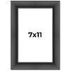 PosterPalooza | Photo Size Refined Black Picture Frame - UV Acrylic, Foam Board Backing, Hanging Hardware - 2 of 4