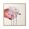 Morgan Kendall Garden Roses Framed Wall Art 30" x 30" - Deny Designs: Satin Finish, Hardwood Frame, Botanical Drawing - 4 of 4