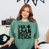 Simply Sage Market Women's Yes I Can Drive Stick Short Sleeve Garment Dyed Tee - 2 of 2