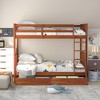 Twin-Over-Twin Bunk Bed with Ladders and Two Storage Drawers - 2 of 4
