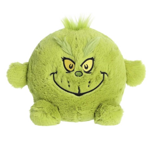 Aurora Small Grinch Ball Dr. Seuss Whimsical Stuffed Animal Green