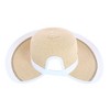 Karen Keith Women's Toyo Braid Sun Hat with Ponytail Opening in Back - 3 of 4