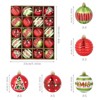 20-Pack Christmas Decorations Multicolor Christmas Ball Ornaments, 2.36 Inch Shatterproof Decorations - 2 of 4