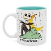 Silver Buffalo Disney The Nightmare Before Christmas "Forever & Always" Foil-Embossed Mug - 2 of 4