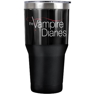 Vampire Diaries Tvd Logo Steel Tumbler 30oz Coffee Travel Mug