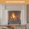 Fireplace Screen Tempered Glass, Fireplace Screen with Glass, Durable Metal Black Base, The Ultimate in Home Elegance by Clearly Innovative - 3 of 4