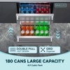 Simzlife 24in Stainless Steel Mini Fridge Countertop Drink Cooler - 3 of 4