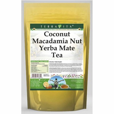 TerraVita Coconut Macadamia Nut Yerba Mate Tea (25 tea bags, ZIN: 559962, 1-Pack)