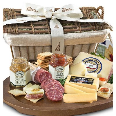 GreatFoods Meat and Cheese Gift Basket