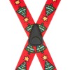 Suspender Store Men’s 1.5" Christmas Tree Clip Suspenders - 4 of 4
