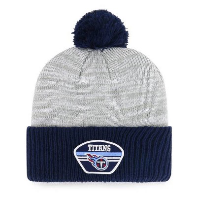 NFL Tennessee Titans Men's Badge Knit Beanie - Gray