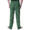 Looney Tunes Men's Marvin The Martian Allover Character Head Pajama Pants Green - 3 of 4