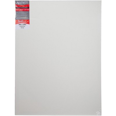 Fredrix Artist Series Stretched Canvas, 30 x 40 in, White