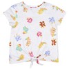 Care Bears Girl's Rainbow All Over Print Kids Short Sleeve T-Shirt - 2 of 4