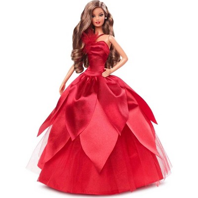 ​Barbie Signature 2022 Holiday Collector Doll - Light Brown Wavy Hair