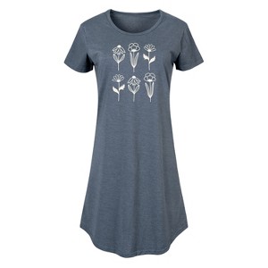 Women's - Instant Message - Spring Graphic T-shirt Dress - 1 of 4
