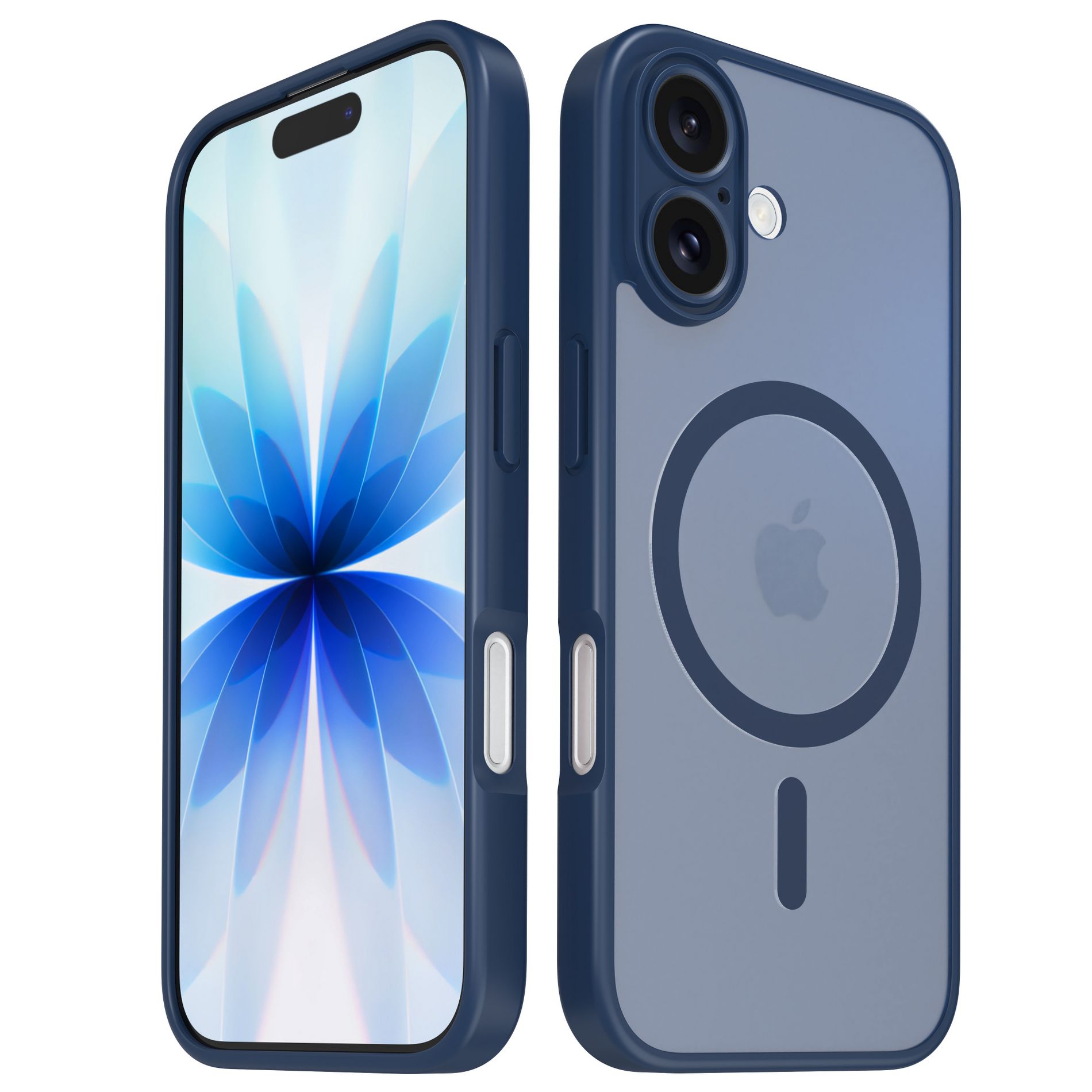 Vena For Apple iPhone 17 Case Magsafe, Magnetic Shockproof Translucent Back Slim Protective Phone Case, Translucent Blue