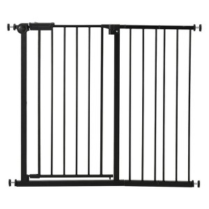VEVOR Baby Gate, 26-40 Inches Adjustable Width, 36 Inches High Dog Gate,for Child Pet Security, Pressure Mount Kit, Wall Cups, One-Hand Open, Black - 1 of 4