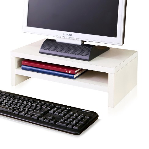 Eco Friendly 2 Shelf Monitor Stand Riser White Way Basics Target