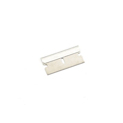 Garvey Heavy-Duty Single-Edge Cutter Blade for Jiffi-Cutter and Window Scraper Silver 100/Pack