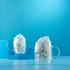JoyJolt Disney Mickey and Pluto Glass Mugs - Set of 2 Double Wall Tea Glass Coffee Cups - 5.4 oz - 2 of 4