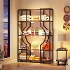 Hommoo 5-Tier Industrial  Bookshelf Brown - 4 of 4