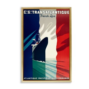 Stupell Industries Antique French Cruise Ship, 31" x 21" - 1 of 4