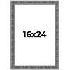 PosterPalooza | Distressed Black Picture Frame - UV Acrylic, Foam Board Backing, Hanging Hardware - 2 of 4