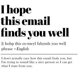 Poster Master  I Hope This Email Finds You Well - 1 of 2