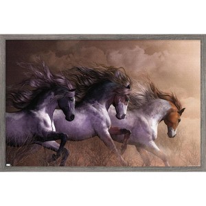 Trends International Laurie Prindle - Run To Freedom Framed Wall Poster Prints - 1 of 4