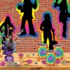 Beistle 60's Hippie Silhouettes by Beistle, 15.75" x 7"-8.75", (8/Pkg) Multicolored - 2 of 4