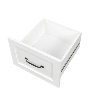 White L-Shaped Computer Desk with Hutch and Filing Cabinet