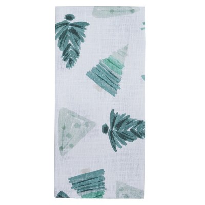 Split P Christmas Tree Painted Holiday Dishtowel Set of 2