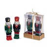 tagltd Nutcracker Salt and Pepper Shakers Set of 2 Christmas Decor Multicolor Ceramic Hand Wash Only 4.1 in H - 3 of 3