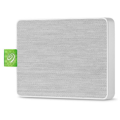  Seagate Ultra Touch SSD 1TB External Solid State Drive Portable USB-C USB 3.0 -  White (STJW1000400) 