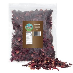 Morel Distribution Co | Dried Hibiscus Flowers Cut and Sifted, Flor de Jamaica, Great for Hibiscus Tea Jamaica Tea. 1 LB - 1 of 4