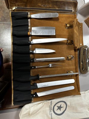 Wüsthof 8792, Grand Prix II 9 Piece Kitchen Knife Set w/ Knife Roll Bag