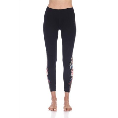Women's Wo's Embroidered Leggings - PAPARAZZI