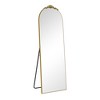 Dovelina Vintage Arched Full Length Standing Mirror Vanity Floor Mirror - 4 of 4