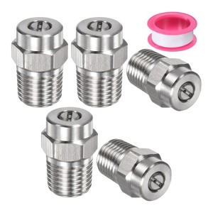 Unique Bargains Stainless Steel Durable Corrosion Resistant Pressure Washer Nozzles 5 Pcs - 1 of 4
